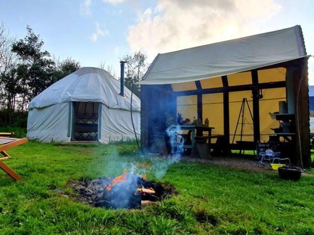 Mill Haven Place Glamping Yurt 3 하버포드웨스트 외부 사진